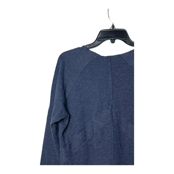 1594. Z BY ZELLA LONG SLEEVE SWEATER BLUE IN COLOR SIZE XSMALL MIX TEXTURE - Picture 8 of 9
